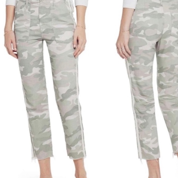 MOTHER The Shaker Chop Crop Fray Pants - Picture 6 of 12